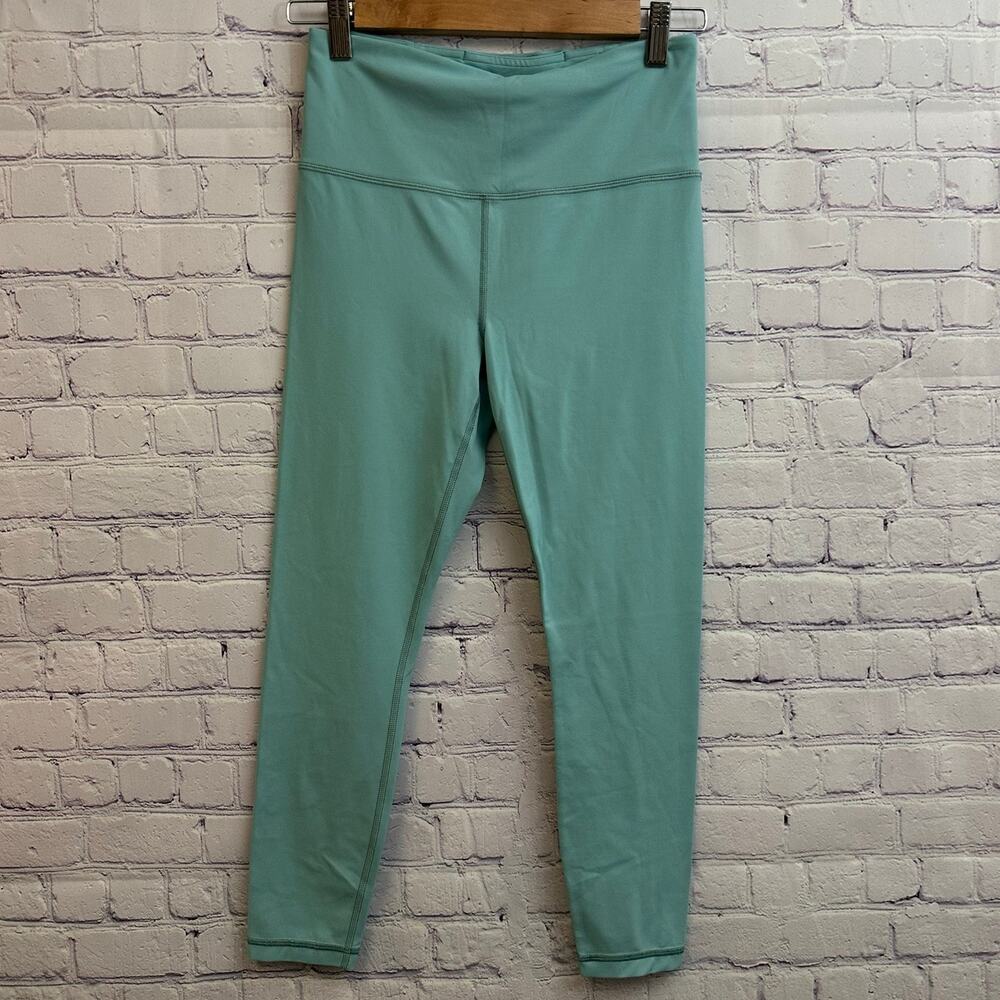 Athleta Ultra Highrise Elation 7/8 Tight Teal Women's Small Athletic Leggings